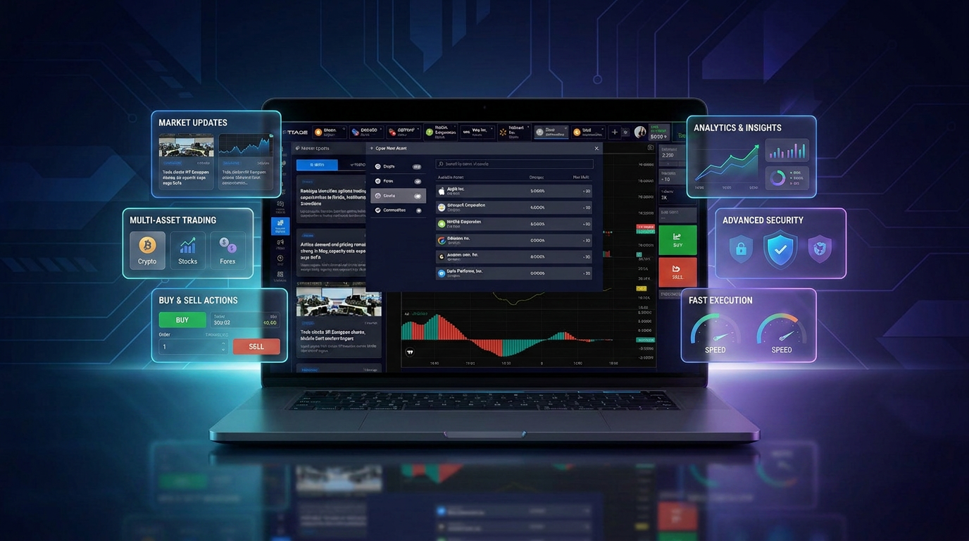 trading platform on devic